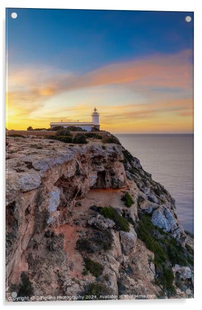 Cap Blanc Lighthouse 2 Acrylic by DiFigiano Photography