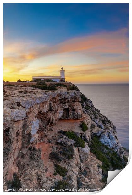 Cap Blanc Lighthouse 2 Print by DiFigiano Photography