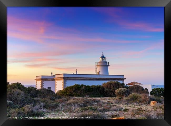 The Cap Blanc Lighthouse Framed Print by DiFigiano Photography