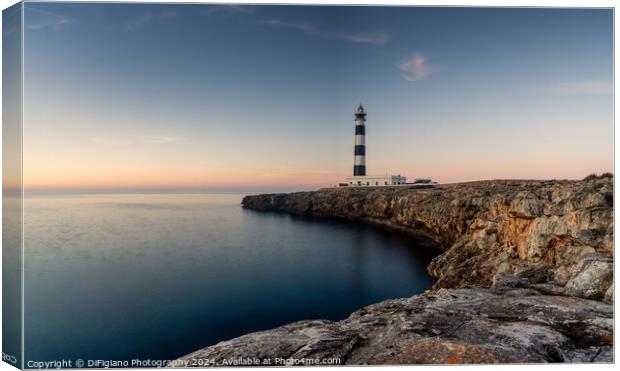 Cap d'Artrutx Lighthouse Canvas Print by DiFigiano Photography