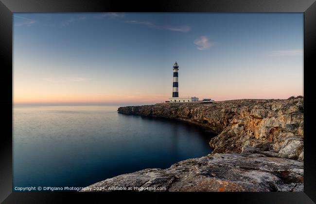 Cap d'Artrutx Lighthouse Framed Print by DiFigiano Photography