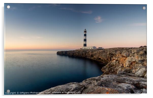 Cap d'Artrutx Lighthouse Acrylic by DiFigiano Photography