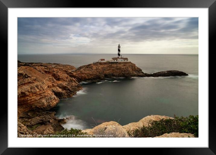 Cap de Cala Figuera Framed Mounted Print by DiFigiano Photography