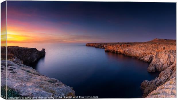Menorca Sunset Canvas Print by DiFigiano Photography