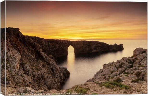 Pont d'en Gil Sunset Canvas Print by DiFigiano Photography
