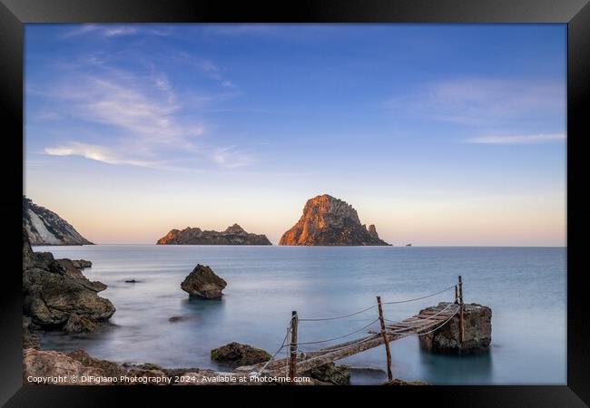 Cala d'Hort Sunrise Framed Print by DiFigiano Photography