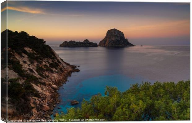 Es Vedra Sunrise Canvas Print by DiFigiano Photography