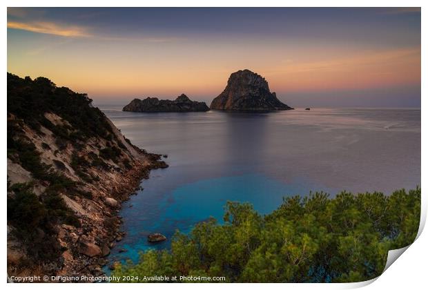Es Vedra Sunrise Print by DiFigiano Photography