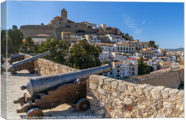 Old Town Ibiza Canvas Print by DiFigiano Photography