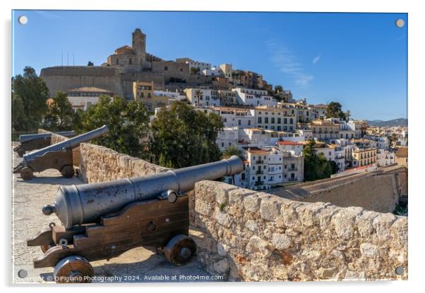 Old Town Ibiza Acrylic by DiFigiano Photography