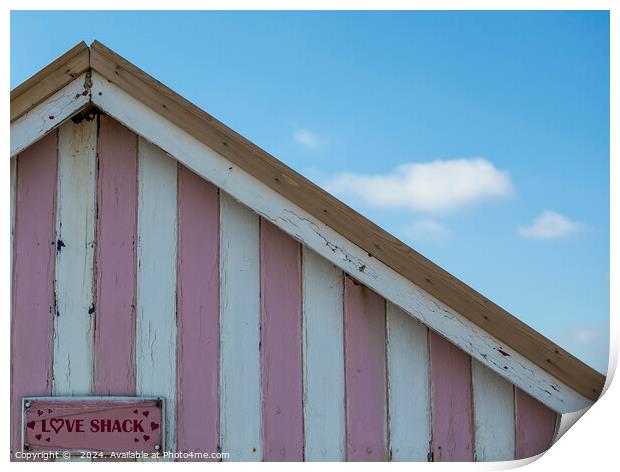 Love Shack Print by Peter Towle