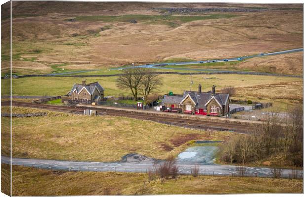 Ribblehead Station Canvas Print by Apollo Aerial Photography