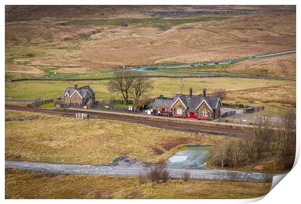 Ribblehead Station Print by Apollo Aerial Photography