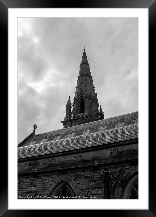 The Spire Framed Mounted Print by Colin Green