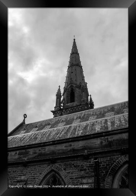 The Spire Framed Print by Colin Green