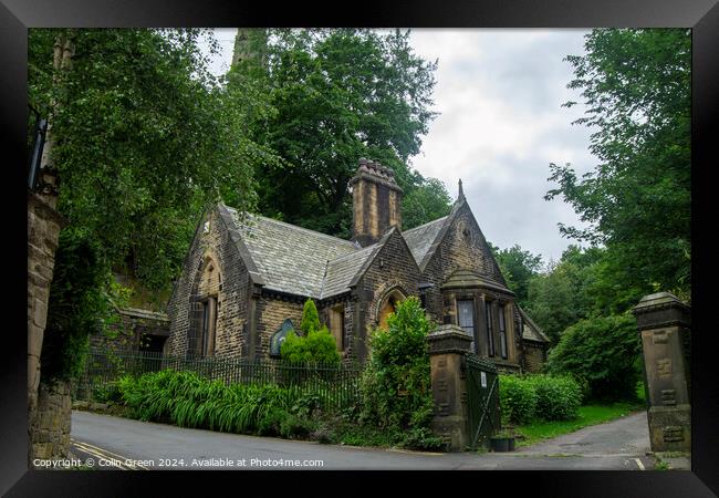 The Lodge at Todmorden Unitarian Church Framed Print by Colin Green