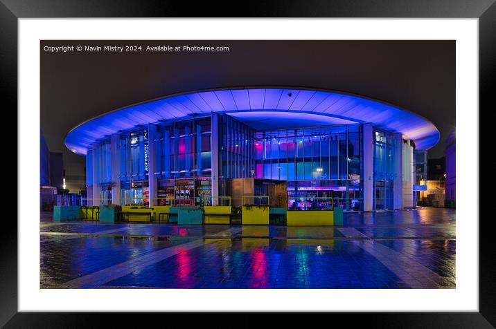 Perth Theatre and Concert Hall Framed Mounted Print by Navin Mistry