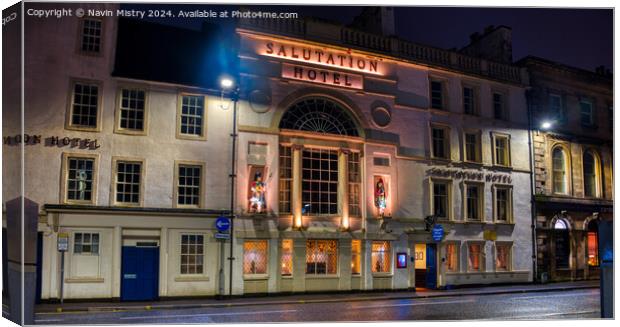 The Salutation Hotel, Perth  Canvas Print by Navin Mistry