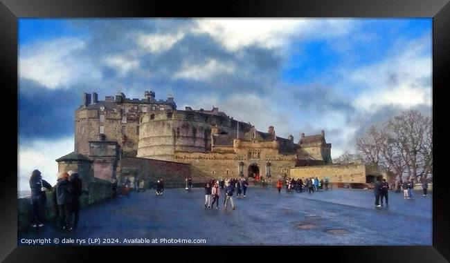 Edinburgh Castle Framed Print by dale rys (LP)