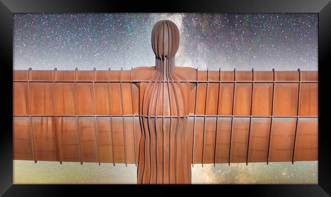 Angel Of The North Framed Print by Tim Hill