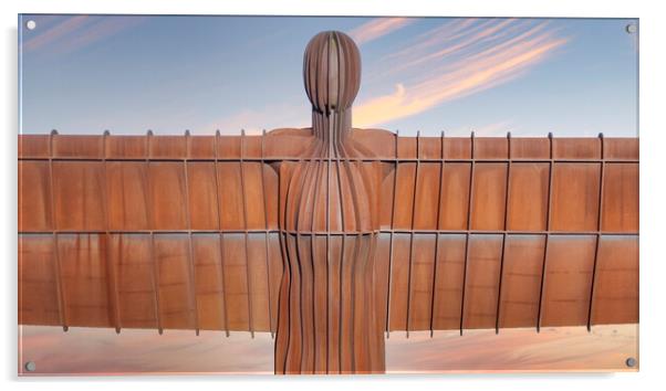 Angel Of The North Acrylic by Tim Hill