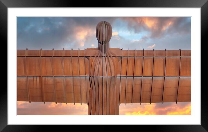 Angel Of The North Framed Mounted Print by Tim Hill
