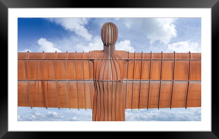 Angel Of The North Framed Mounted Print by Tim Hill