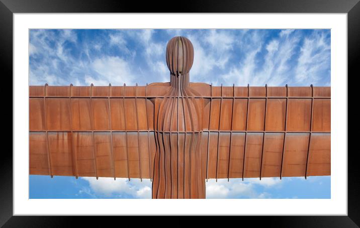 Angel Of The North Framed Mounted Print by Tim Hill