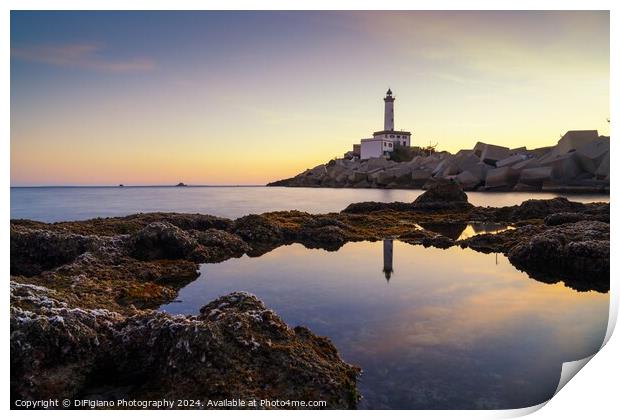 The Botafoc Lighthouse 2 Print by DiFigiano Photography