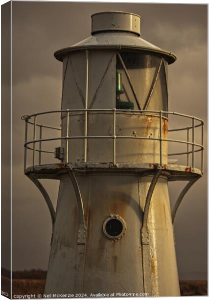 Top of the lighthouse  Canvas Print by Neil McKenzie
