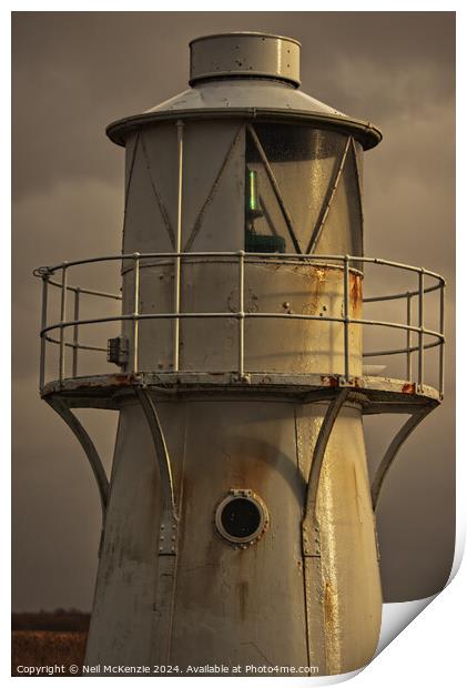 Top of the lighthouse  Print by Neil McKenzie
