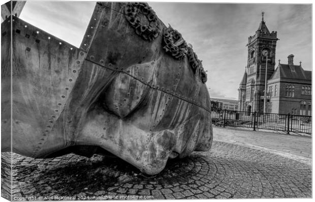 Face of metal  Canvas Print by Neil McKenzie