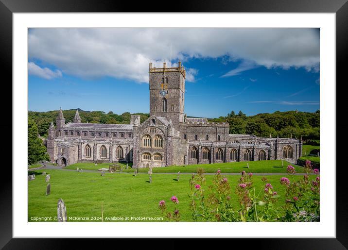 St Davids Cathedral  Framed Mounted Print by Neil McKenzie