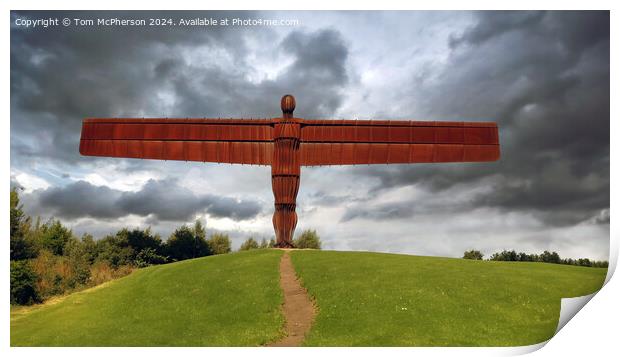 Angel of the North  Print by Tom McPherson
