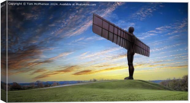 Angel of the North Canvas Print by Tom McPherson