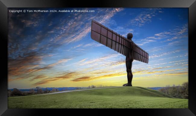 Angel of the North Framed Print by Tom McPherson