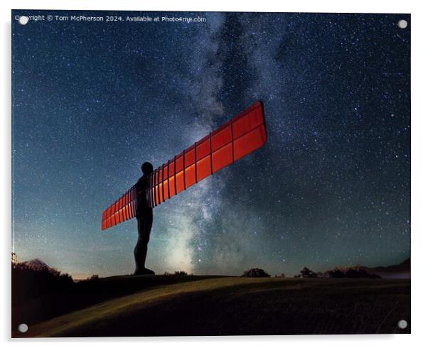 Angel of the North  Acrylic by Tom McPherson
