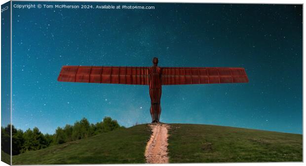 Angel of the North  Canvas Print by Tom McPherson
