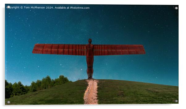 Angel of the North  Acrylic by Tom McPherson