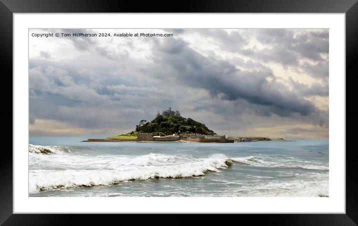 St Michael's Mount  Framed Mounted Print by Tom McPherson