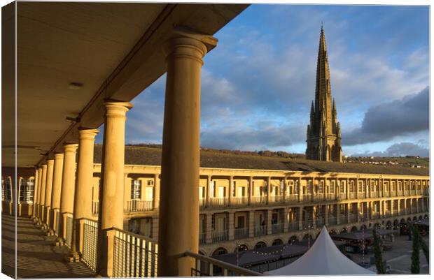 The Piece Hall Halifax  Canvas Print by Alison Chambers