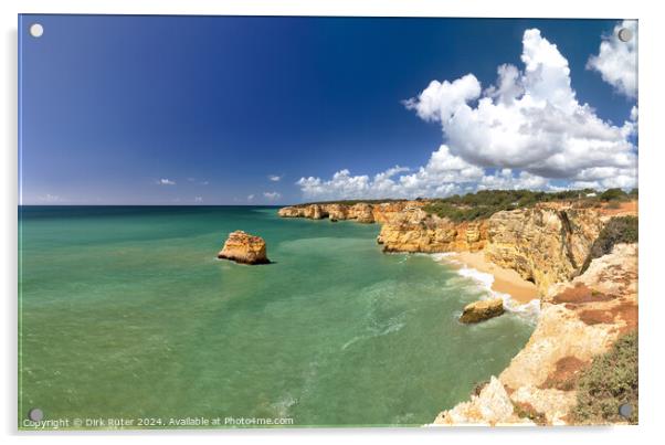 Coastal landscape at the Algarve Acrylic by Dirk Rüter