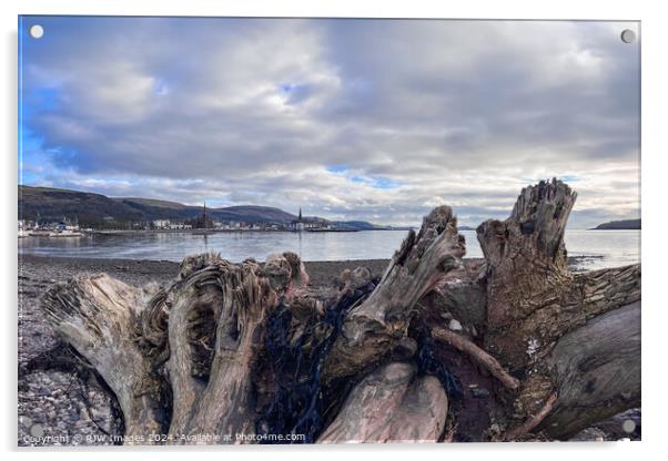 Largs Beach seascape Acrylic by RJW Images