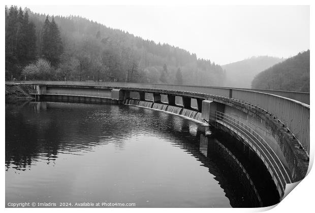 Upper Sure Natural Park, Luxembourg Print by Imladris 