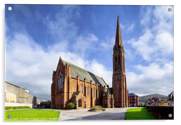 Largs Clark Memorial Church Acrylic by RJW Images