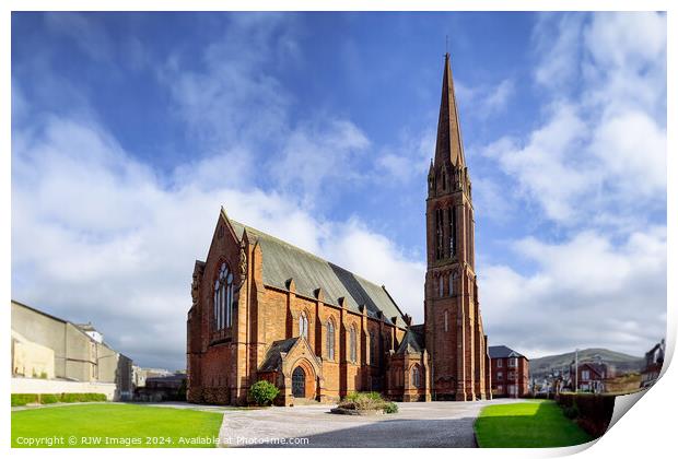 Largs Clark Memorial Church Print by RJW Images