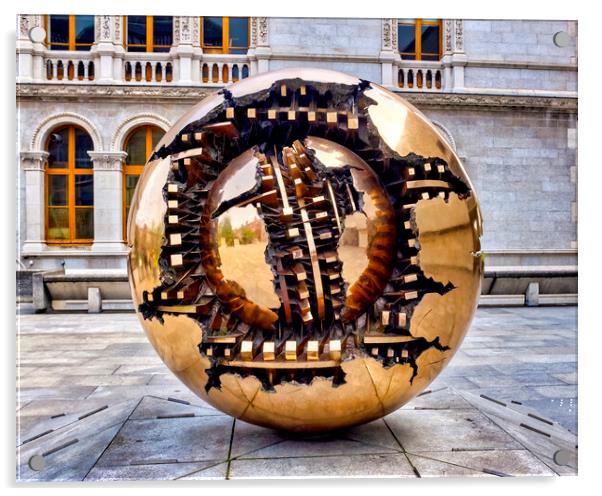 Sphere Within Sphere Acrylic by Fabrizio Troiani