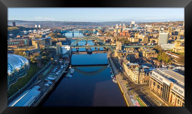 The River Tyne Framed Print by Steve Smith