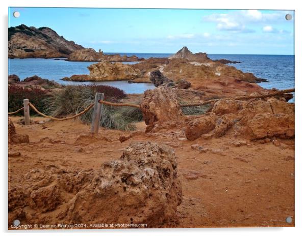 Path to Pregonda Menorca Acrylic by Deanne Flouton