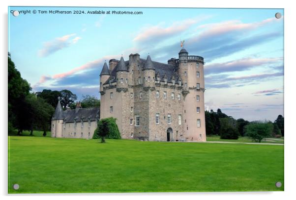 Castle Fraser  Acrylic by Tom McPherson